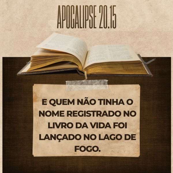 Apocalipse 20:12-15