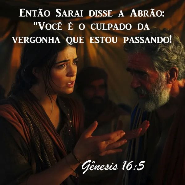 Gênesis 16:5-6