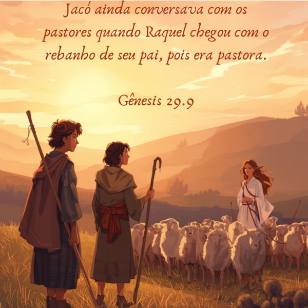 Gênesis 29:9-14